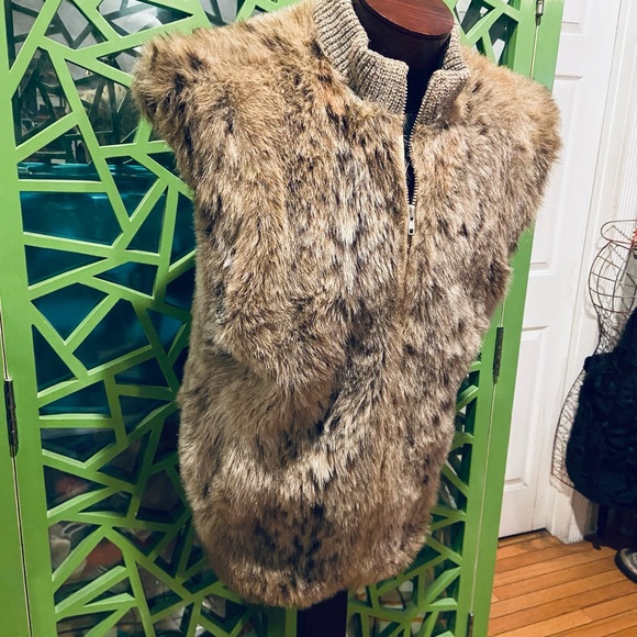 Handmade Faux Fur Vest - L - Picture 2 of 7